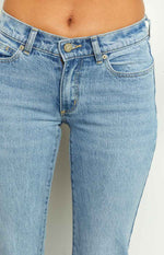 Abrand April 99 Low Boot Blue Denim Jeans Image