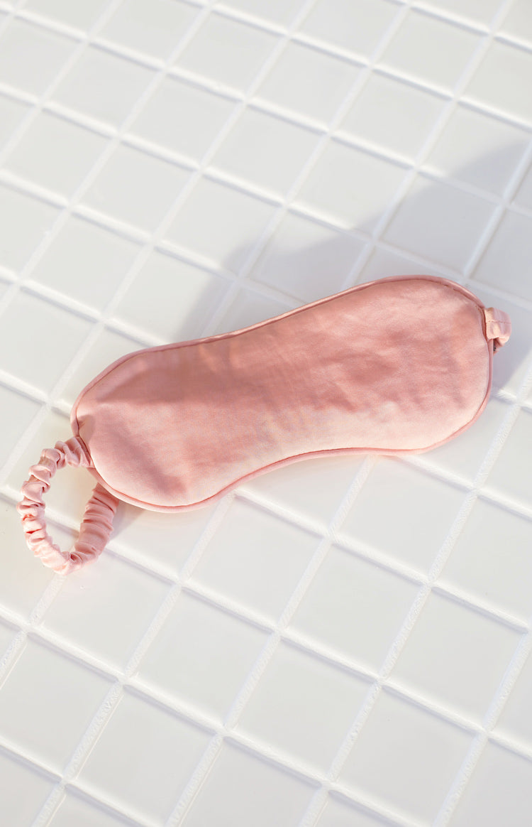 Adeline Satin Eye Mask Pink Image