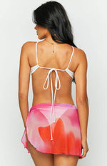 Arlette Pink Print Sarong Image