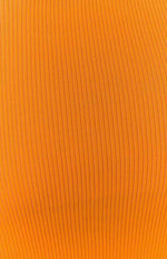 Shani Orange Knit Mini Dress Image