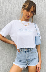 Be Better Crop Top White Image