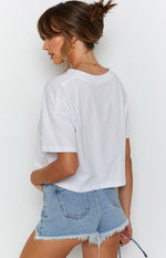 Be Better Crop Top White Image