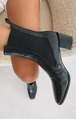 Billini Orsola Boots Black Gecko Image