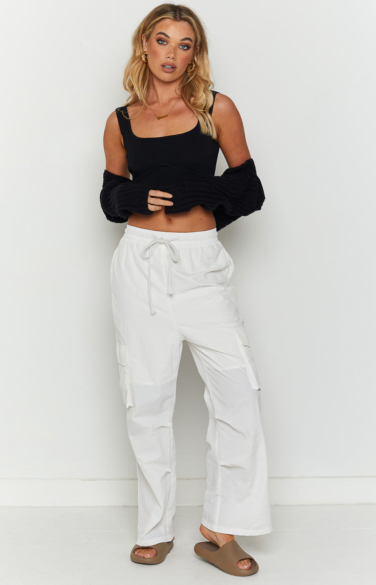 Briar White Cargo Pants Image