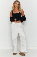 Briar White Cargo Pants Image