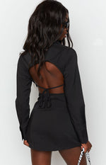 Broken Heart Shirt Dress Black Image