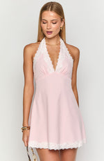 Cassidy Baby Pink Mini Dress Image