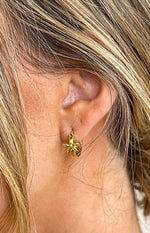 Darling Gold Bow Huggie Earrings (FREE over $120) Image