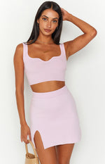Eda Lilac Mini Skirt Image