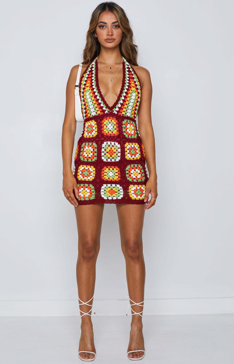 Harmon Crochet Dress Multi Image