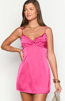 Honey Hot Pink Mini Dress