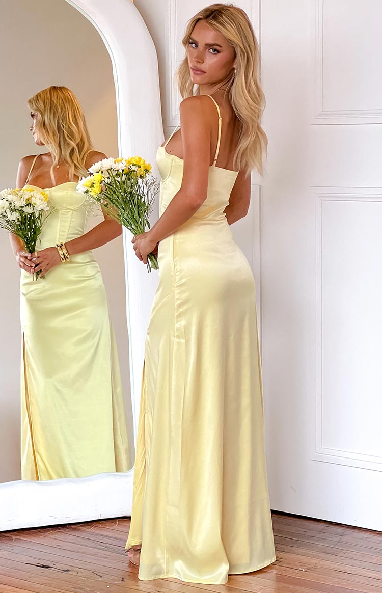 Lailani Yellow Corset Maxi Dress Image