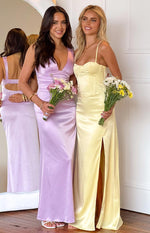 Lailani Yellow Corset Maxi Dress Image