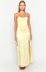 Lailani Yellow Corset Maxi Dress Image