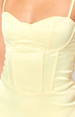 Lailani Yellow Corset Maxi Dress Image
