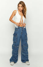 Lioness Blue Denim Smokeshow Jeans Image