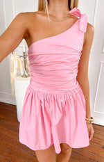 Luther Pink Mini Dress Image