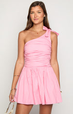 Luther Pink Mini Dress Image
