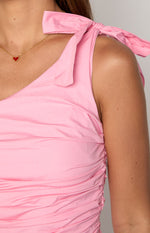 Luther Pink Mini Dress Image