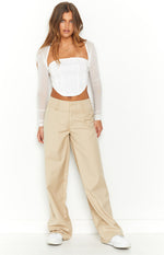 Maeve Tan Pants Image