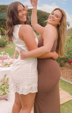 Melrose Brown Maxi Dress Image