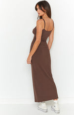 Melrose Brown Maxi Dress Image