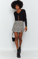 Milan Mini Skirt Leopard Image