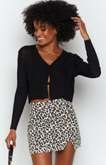 Milan Mini Skirt Leopard Image