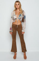 Mysteryland Low Rise Festival Pants Brown Image