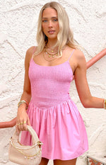 Sharmane Pink Mini Dress Image