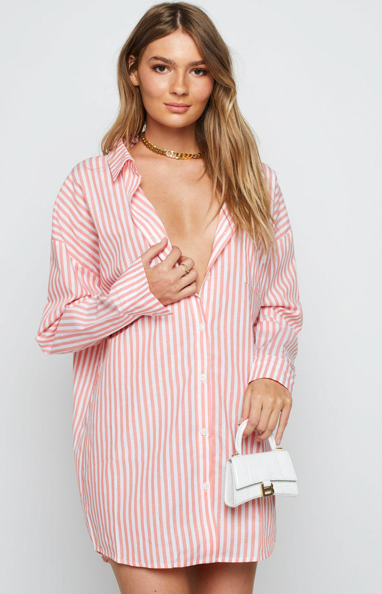 Nantes Shirt Dress Pink Image