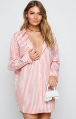 Nantes Shirt Dress Pink Image