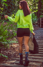 Overland Bleach Sweater Green Image