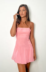Queency Pink Mini Party Dress Image