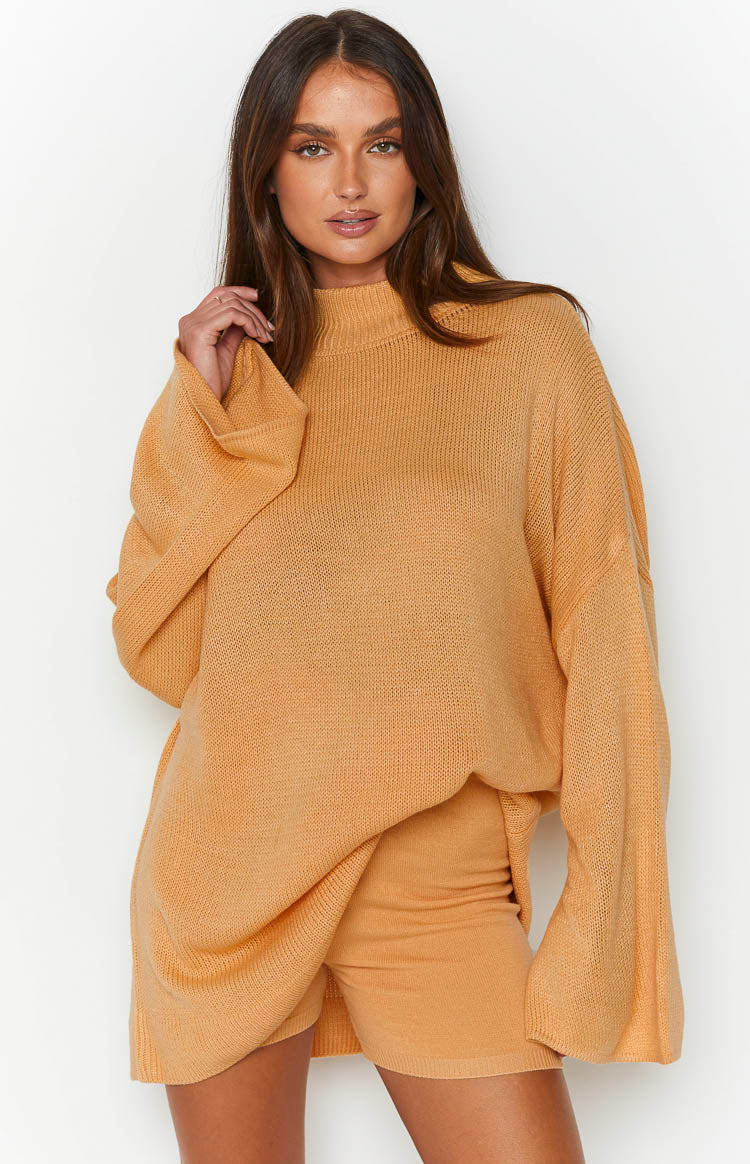 SNDYS Seeker Mango Knit Top Image