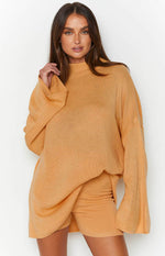 SNDYS Seeker Mango Knit Top Image