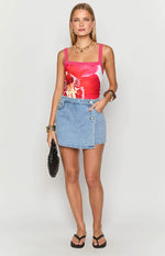 Shelby White Orchid Print Cami Image