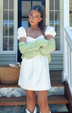 Shelly Sage Fluffy Knit Sweater Image
