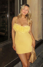 Sindy Yellow Mini Dress Image