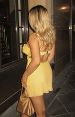 Sindy Yellow Mini Dress Image