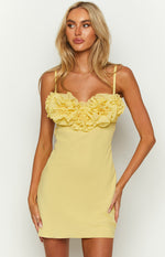 Sindy Yellow Mini Dress Image