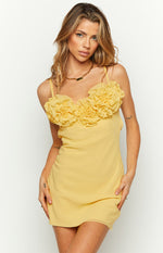 Sindy Yellow Mini Dress Image