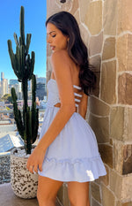 Sundazed Blue Strapless Mini Dress Image