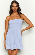 Sundazed Blue Strapless Mini Dress Image