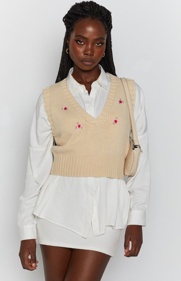 The Susie Vest Cream Image