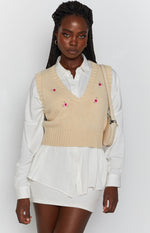 The Susie Vest Cream Image