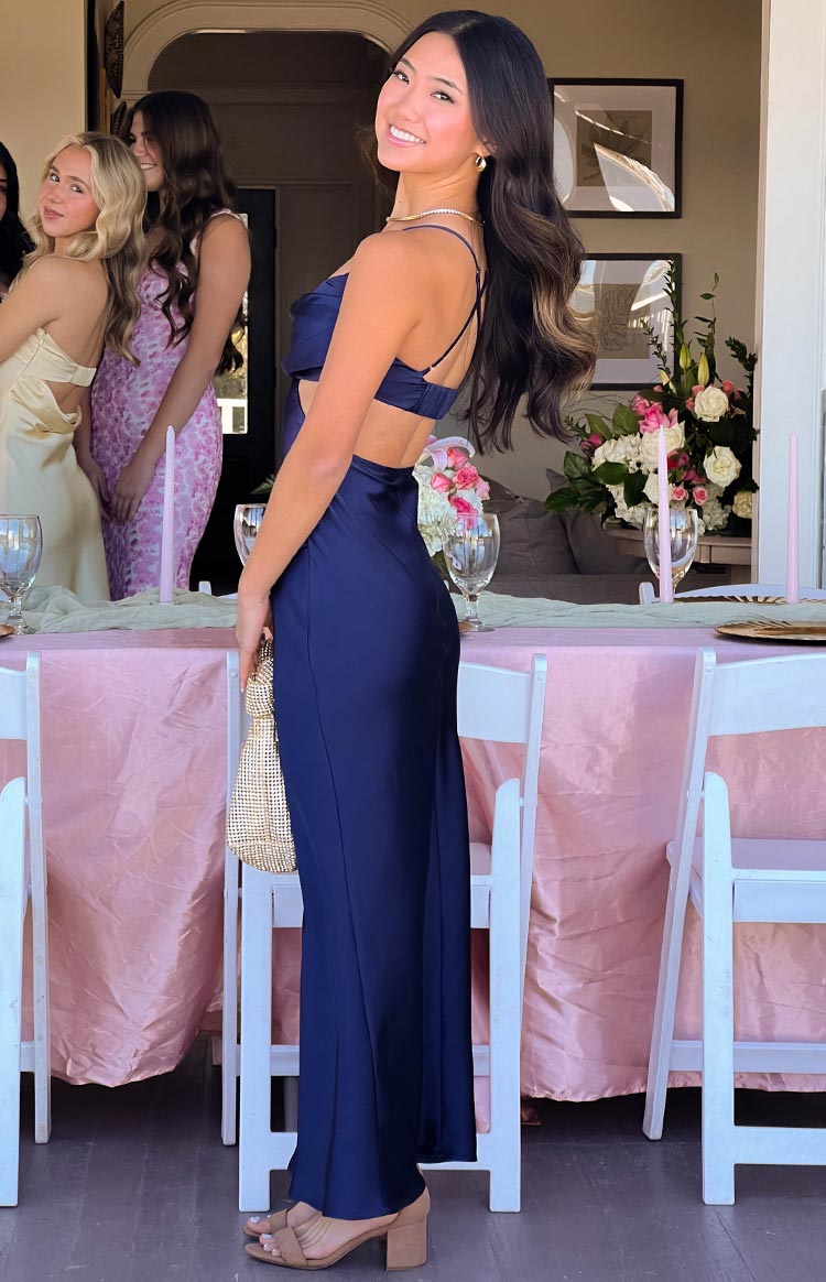 Taleah Navy Formal Maxi Dress | Beginning Boutique NZ Taleah Navy Formal Maxi Dress | Beginning Boutique NZ
