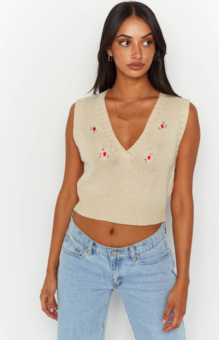 The Susie Vest Cream Image