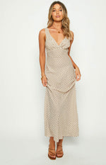 Verlaine Beige Maxi Dress Image