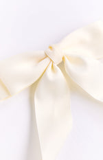 Whimsy Willow Cream Bow Hair Clip (FREE over $130) Image
